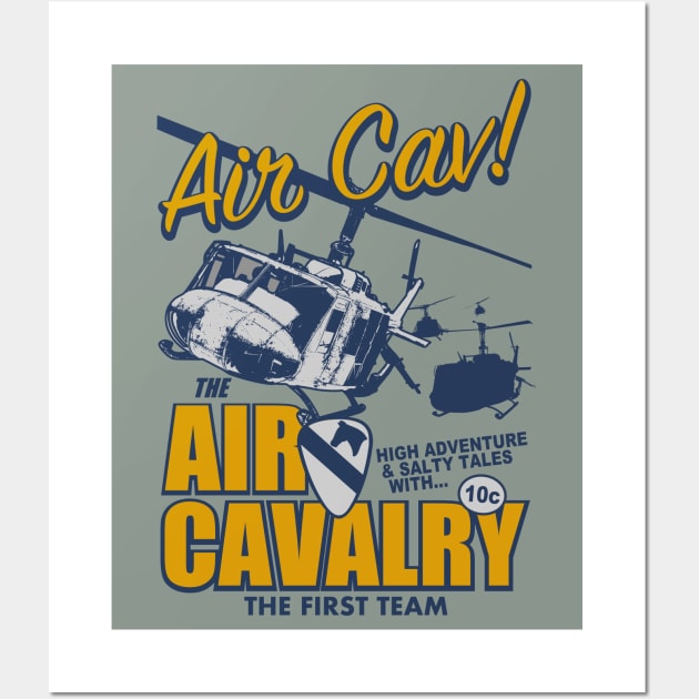 Air Cav - Air Cavalry The First Team Wall Art by TCP